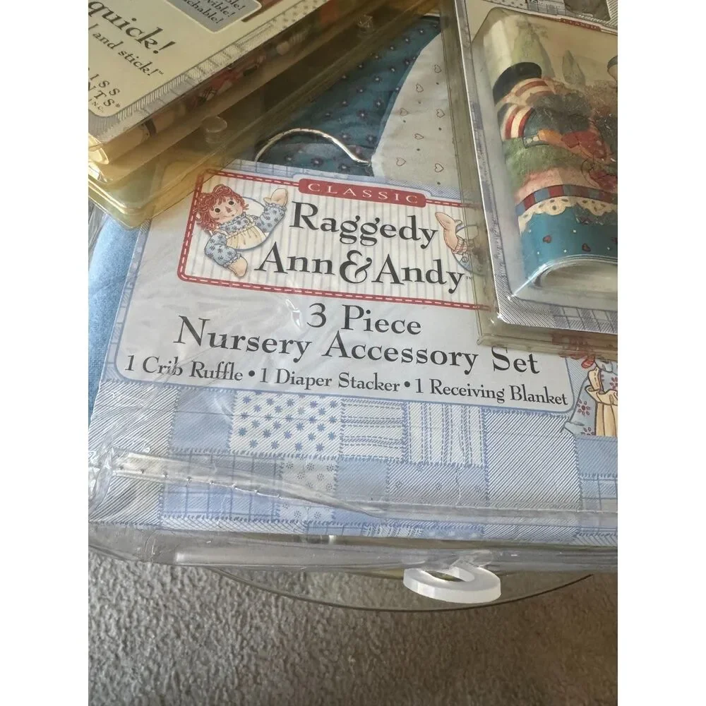 Raggedy Ann includes embroidered