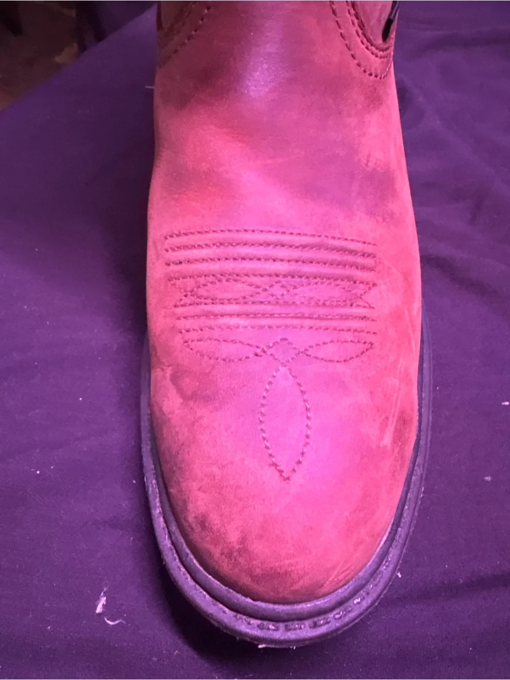 Ariat  Leather Men's Western Boot with Stitch Accents