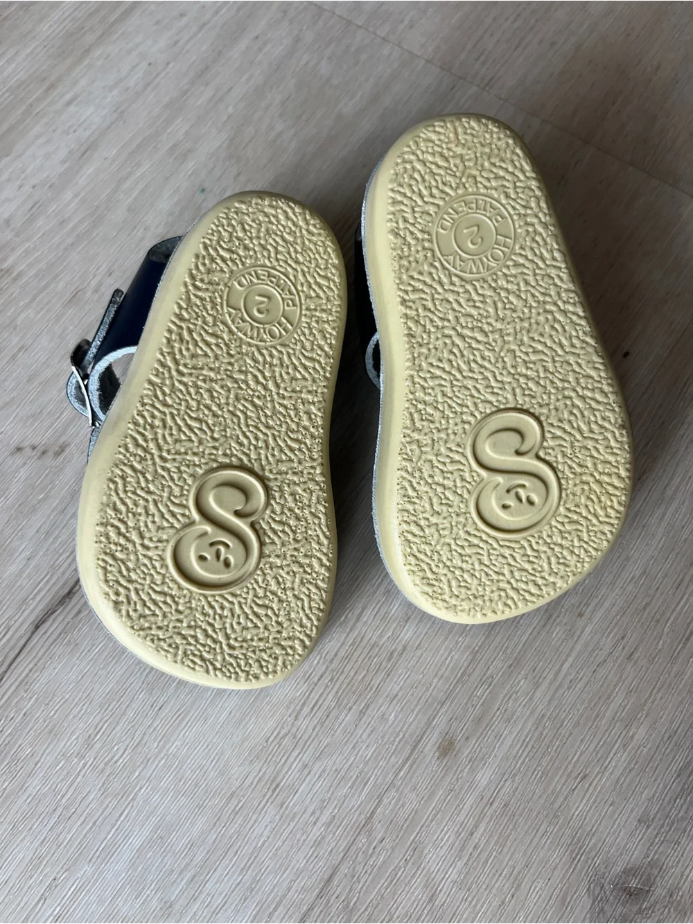 Salt Water Sandals by Hoy navy seawee