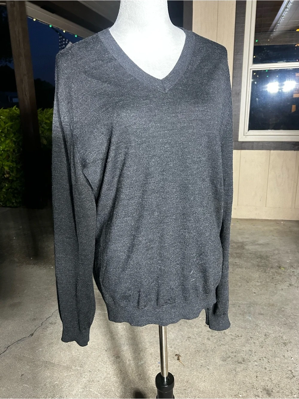 Banana republic extra‎ fine merino wool Men's V-Neck Sweater