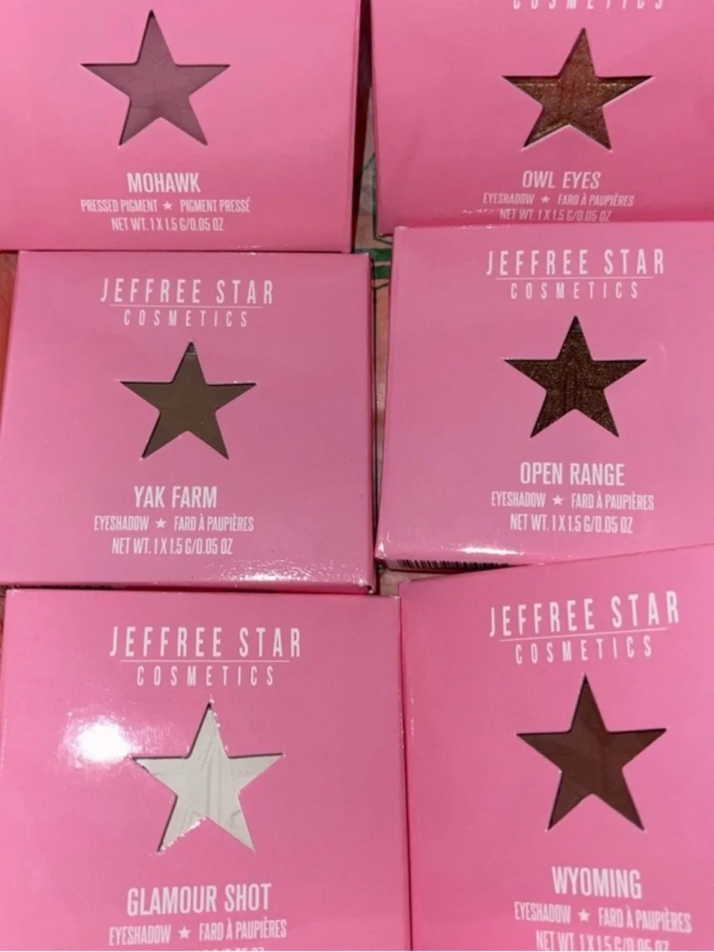 Jeffree Star Pink Single Eyeshadow Collection - Glamour Shot & More