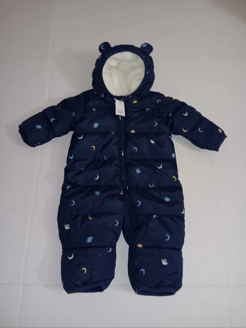 BABY GAP 0-3 MONTHS COLD CONTROL MAX ASTROLOGY GRAPHIC  SNOWSUIT