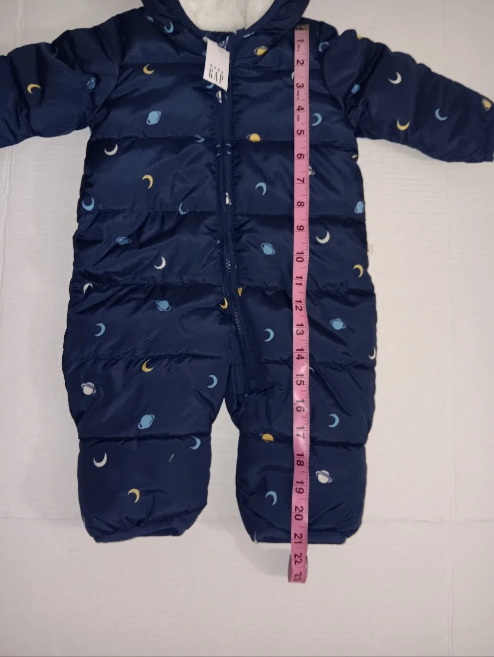 BABY GAP 0-3 MONTHS COLD CONTROL MAX ASTROLOGY GRAPHIC  SNOWSUIT