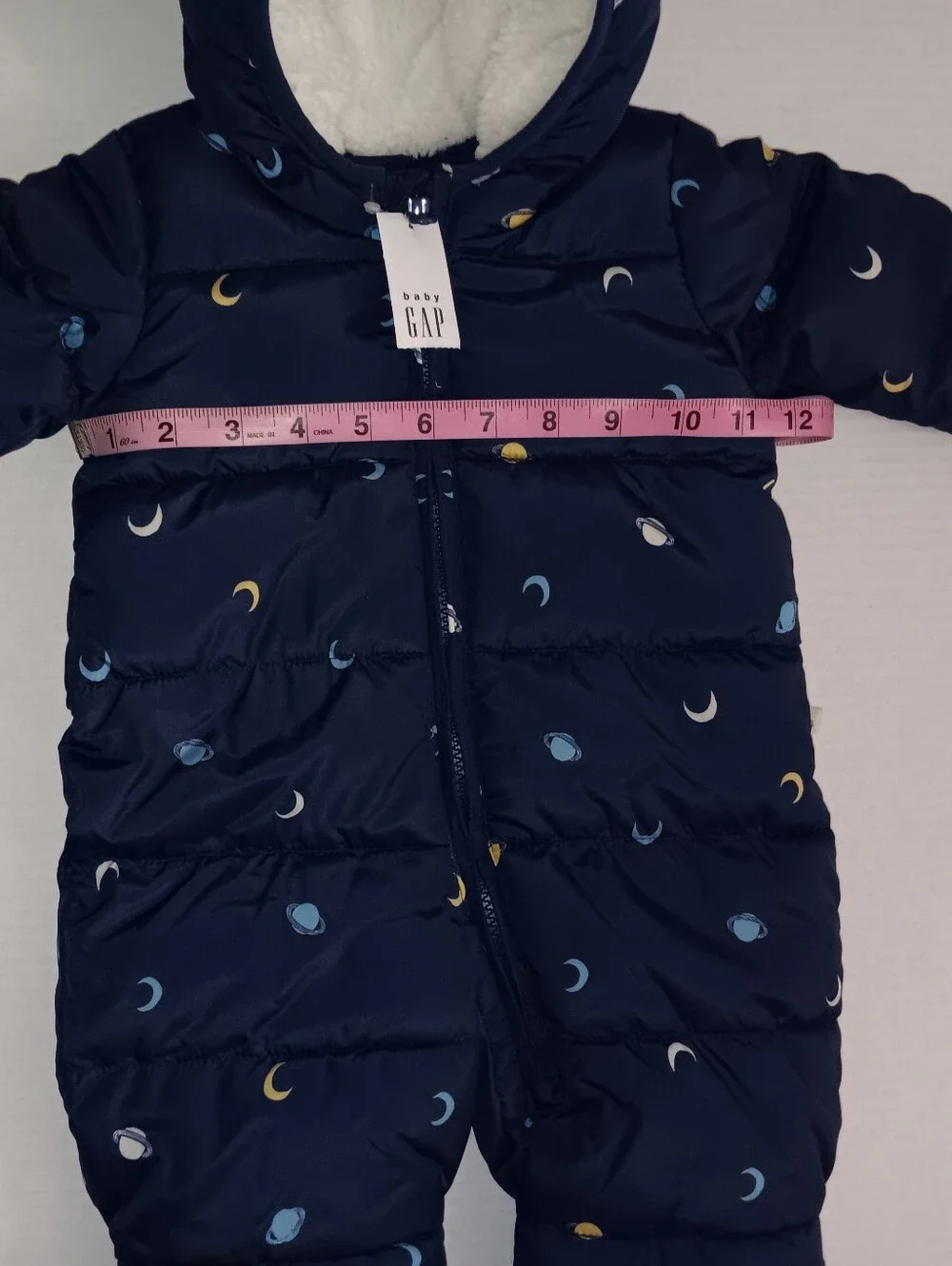 BABY GAP 0-3 MONTHS COLD CONTROL MAX ASTROLOGY GRAPHIC  SNOWSUIT