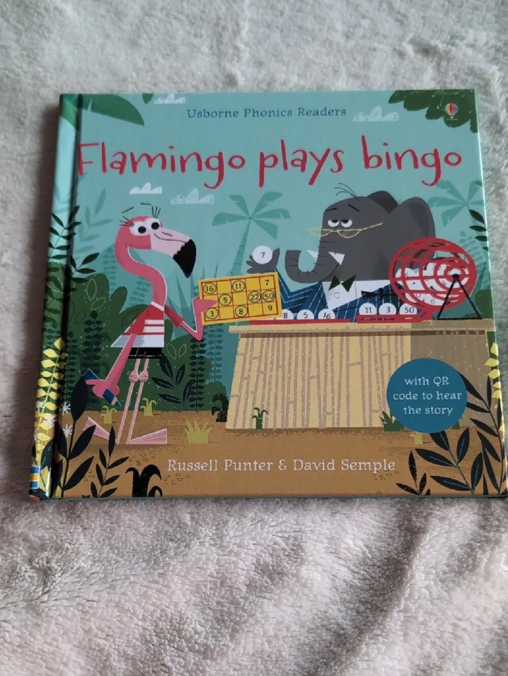 Set Of Four Fun Hardcover Usborne Phonics Readers Books