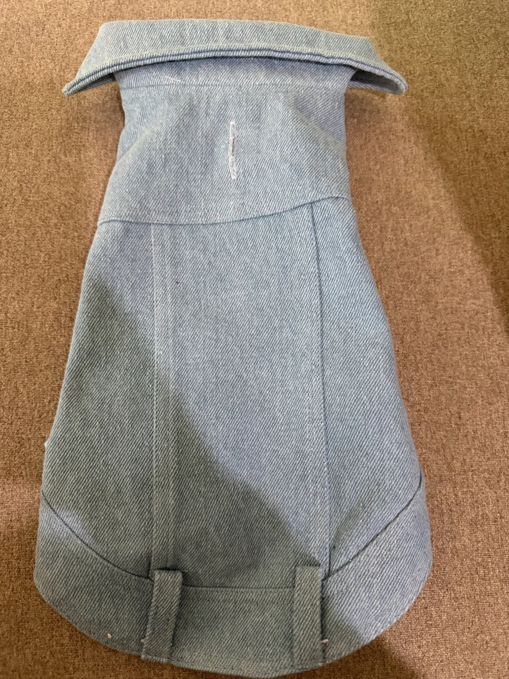 SimplyDog Light Blue Pet Jacket with Branded Tag