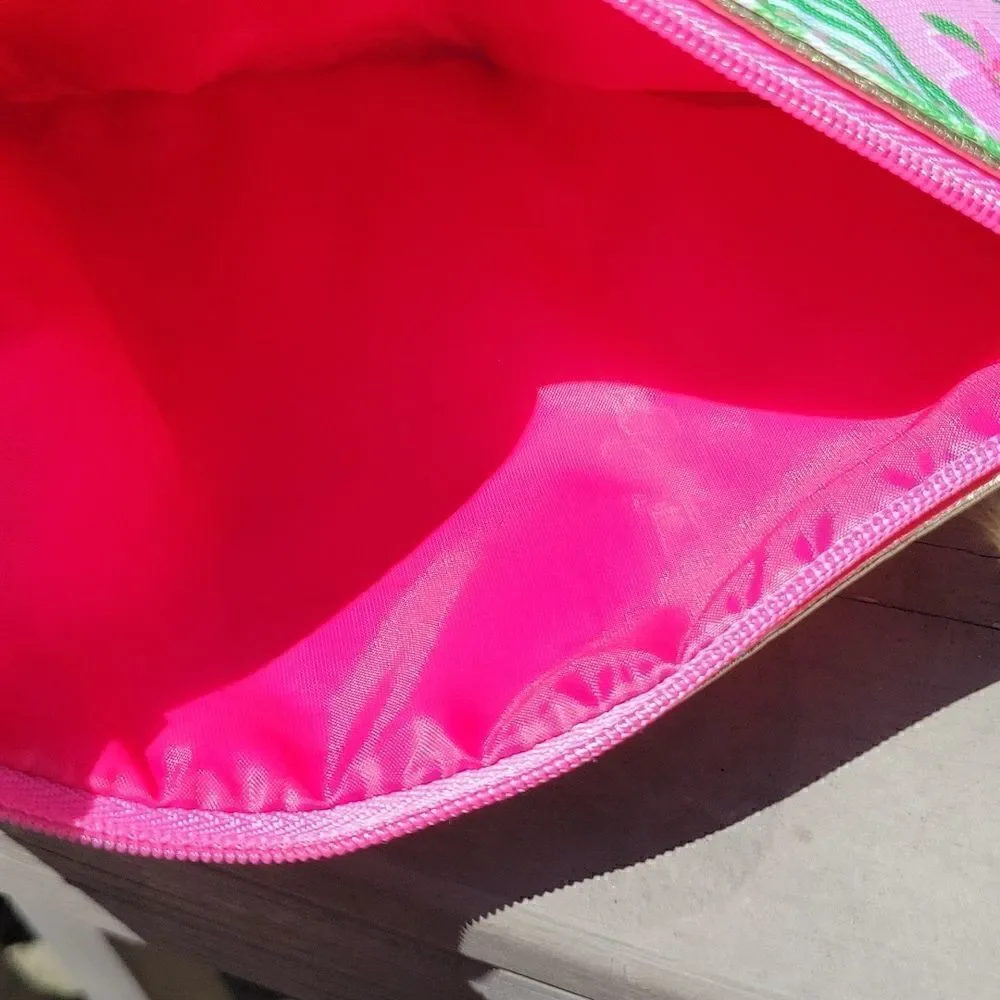 Lilly Pulitzer Estee Lauder makeup bag