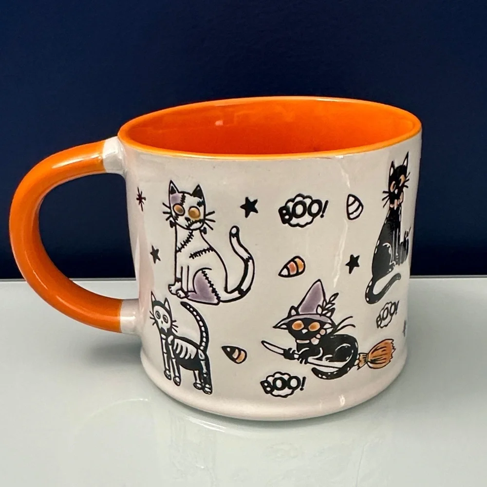 NWT Eli + Ana Halloween Cat Mug
