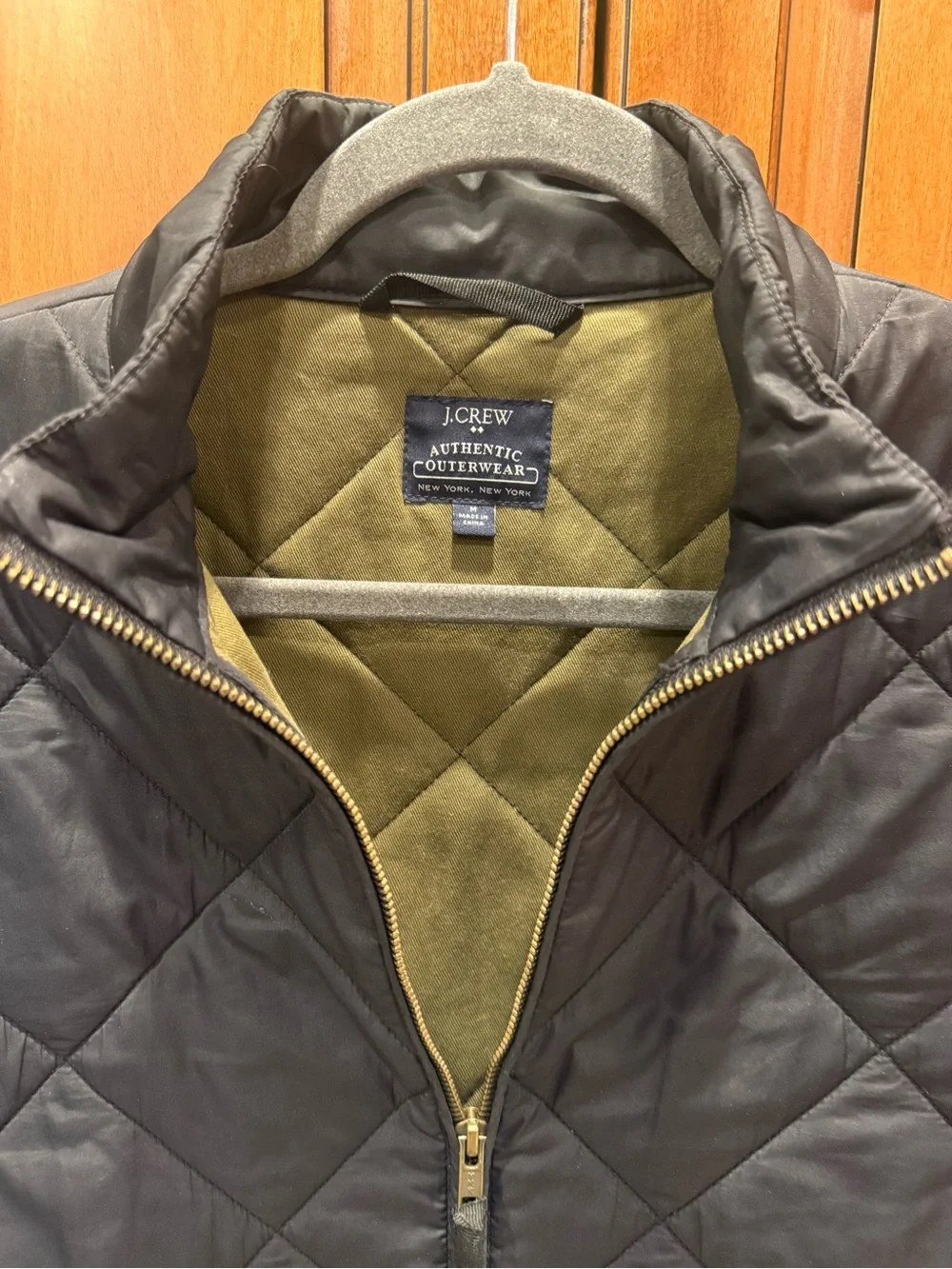 J. Crew quilted sleeveless