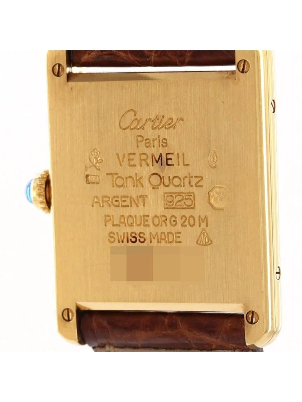 Cartier Must Tank LM Quartz Watch