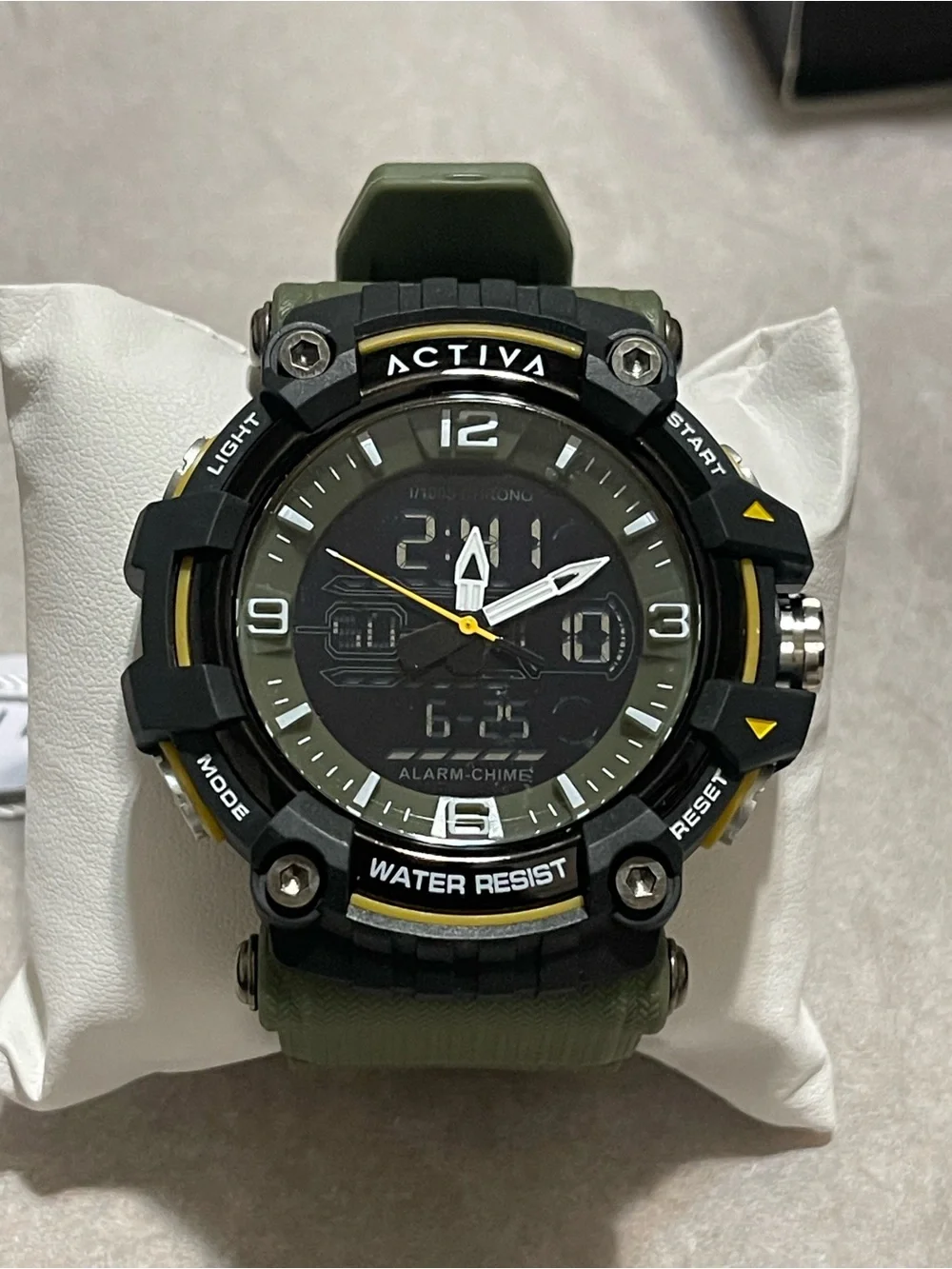 Activa Ardus X Invicta Digital Men's Watch - 58mm. Army Green (ACW8089-002) new
