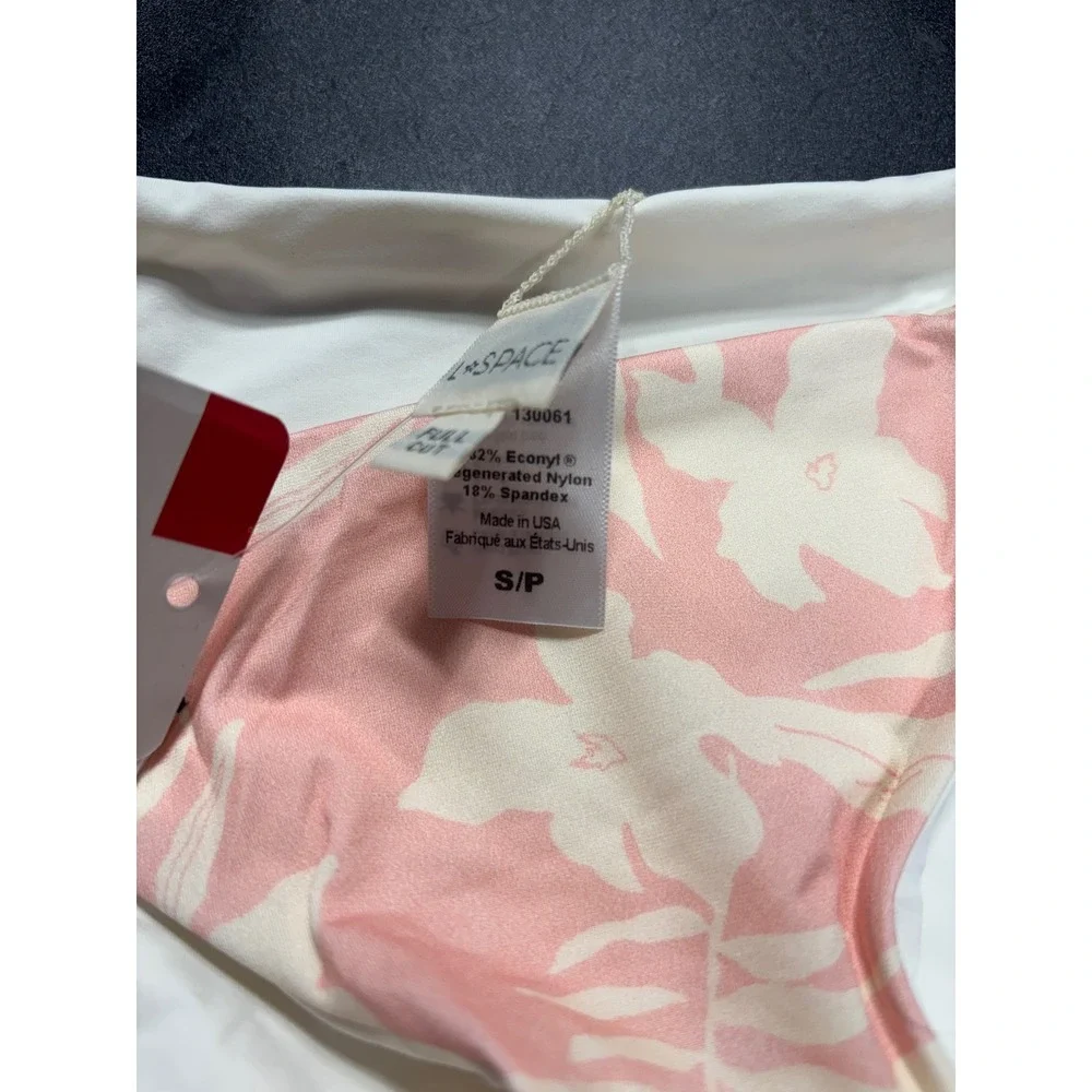 L*Space Sandy Bottom Full Bikini Bottoms Pink Floral LSSNF20P S NEW