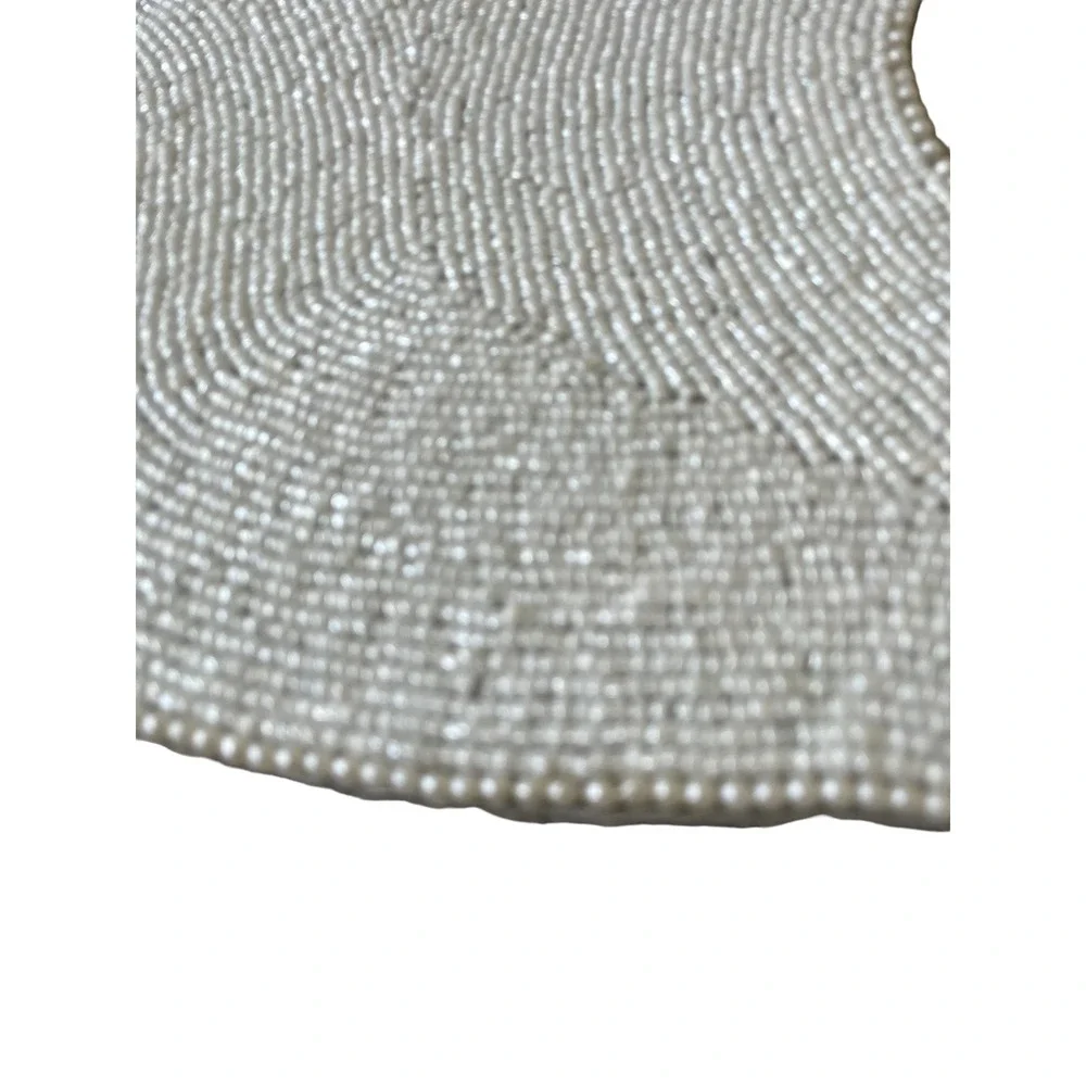 Tahari beaded white