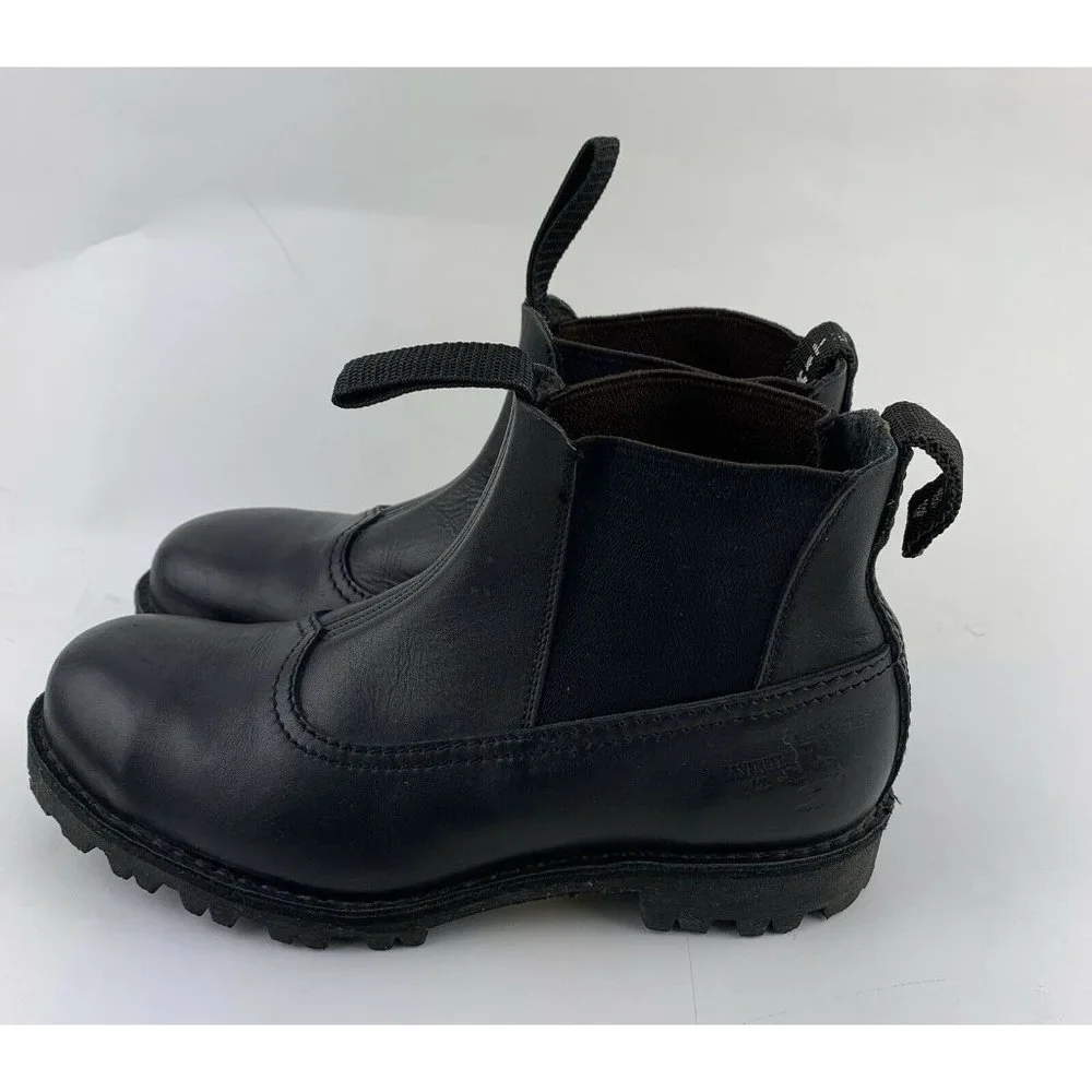 Lastrite New Zealand Mens Black Leather‎ Ankle Boot