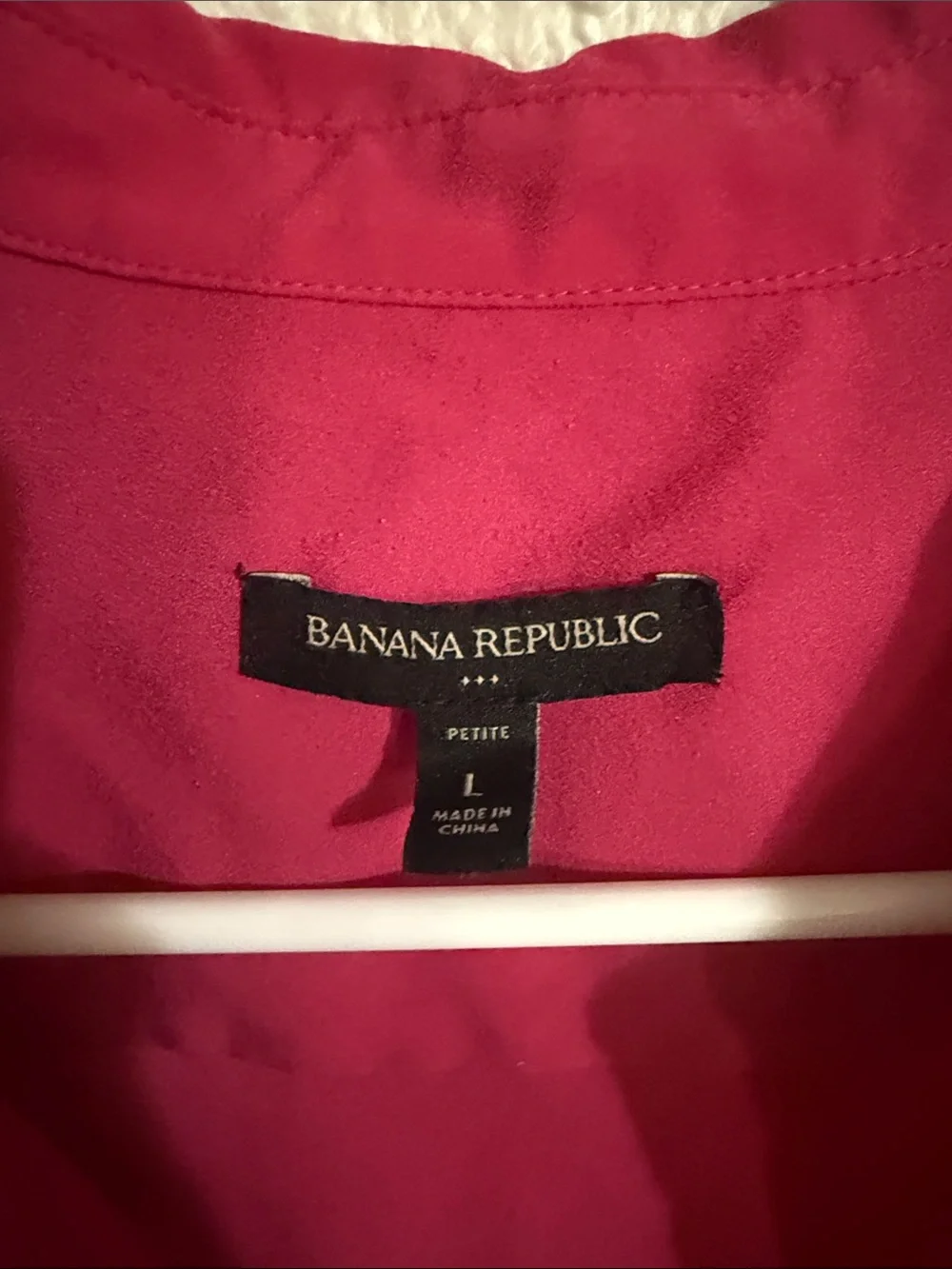 Banana Republic Fuchsia Button-Up Shirt