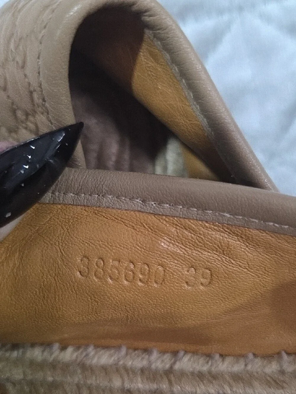 Gucci Tan Beige GG Monogram Espadrilles