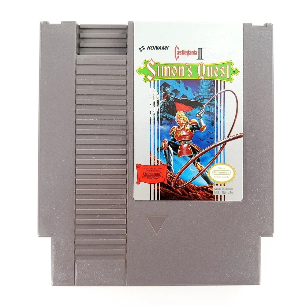 Castlevania II: Simon's Quest (Nintendo NES, 1988) Authentic Cart Only Tested