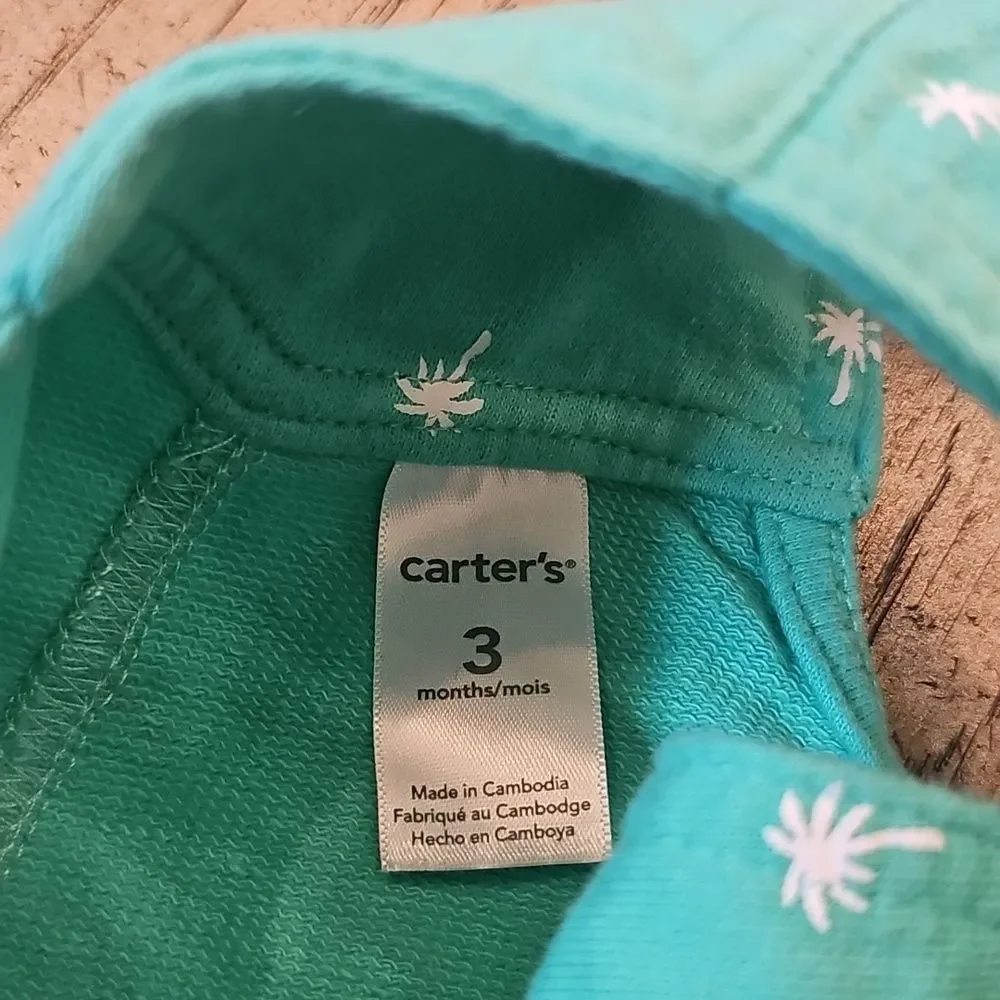 Carters nwot teal