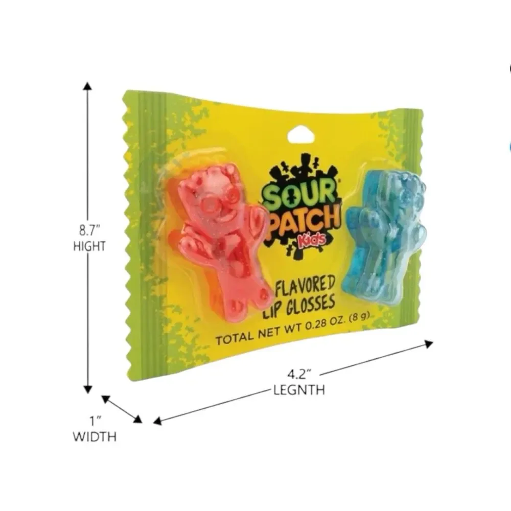 2x Flavored Sour Patch Kid Lip Glosses
