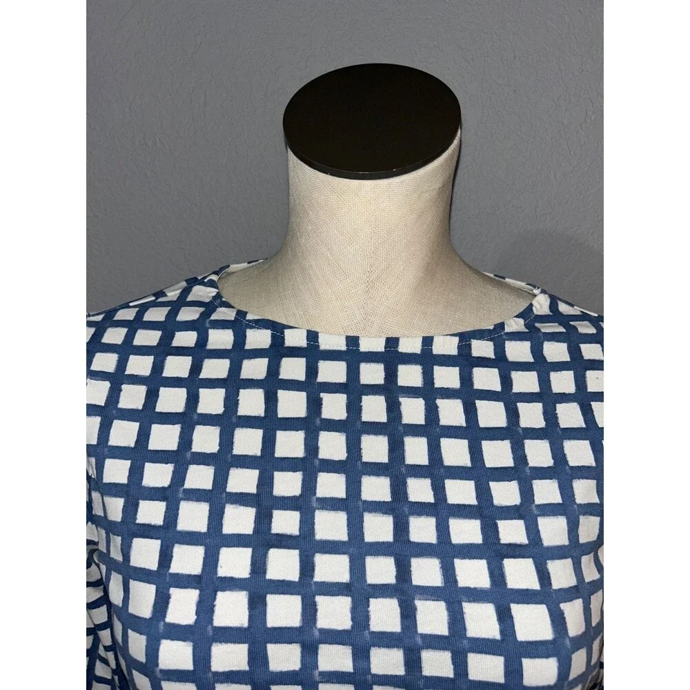 Tory Burch Women’s Long Sleeve T-Shirt Top size XS Pima Cotton Boat Neck Neck
