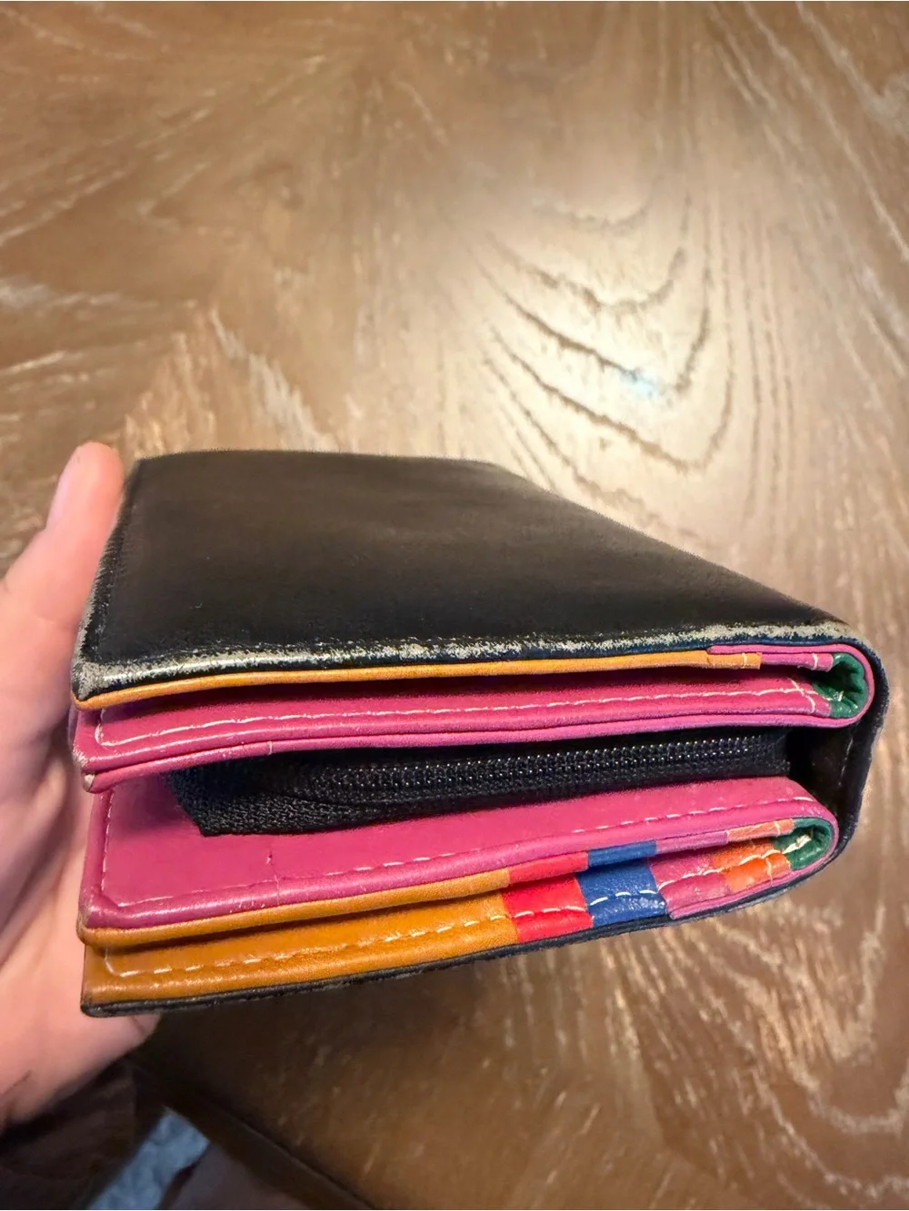 Vera Pelle vibrant colorblock