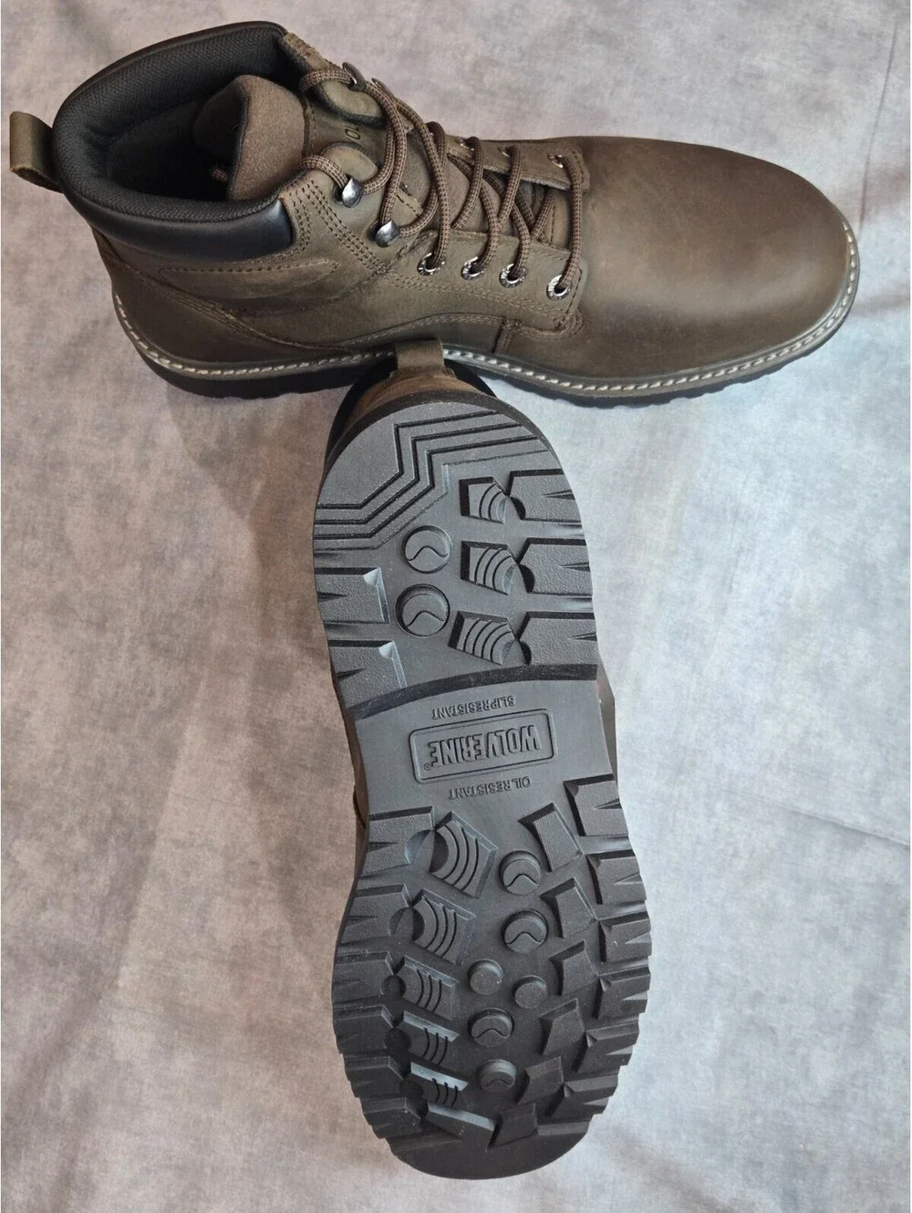 Wolverine Floorhand - Steel Toe Waterproof Work Boot - Dark Brown (W10633) 13M
