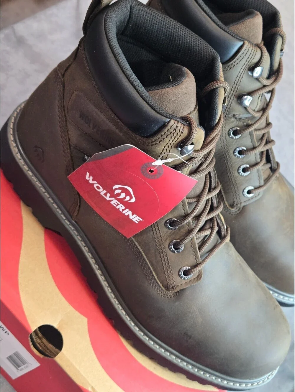 Wolverine Floorhand - Steel Toe Waterproof Work Boot - Dark Brown (W10633) 13M