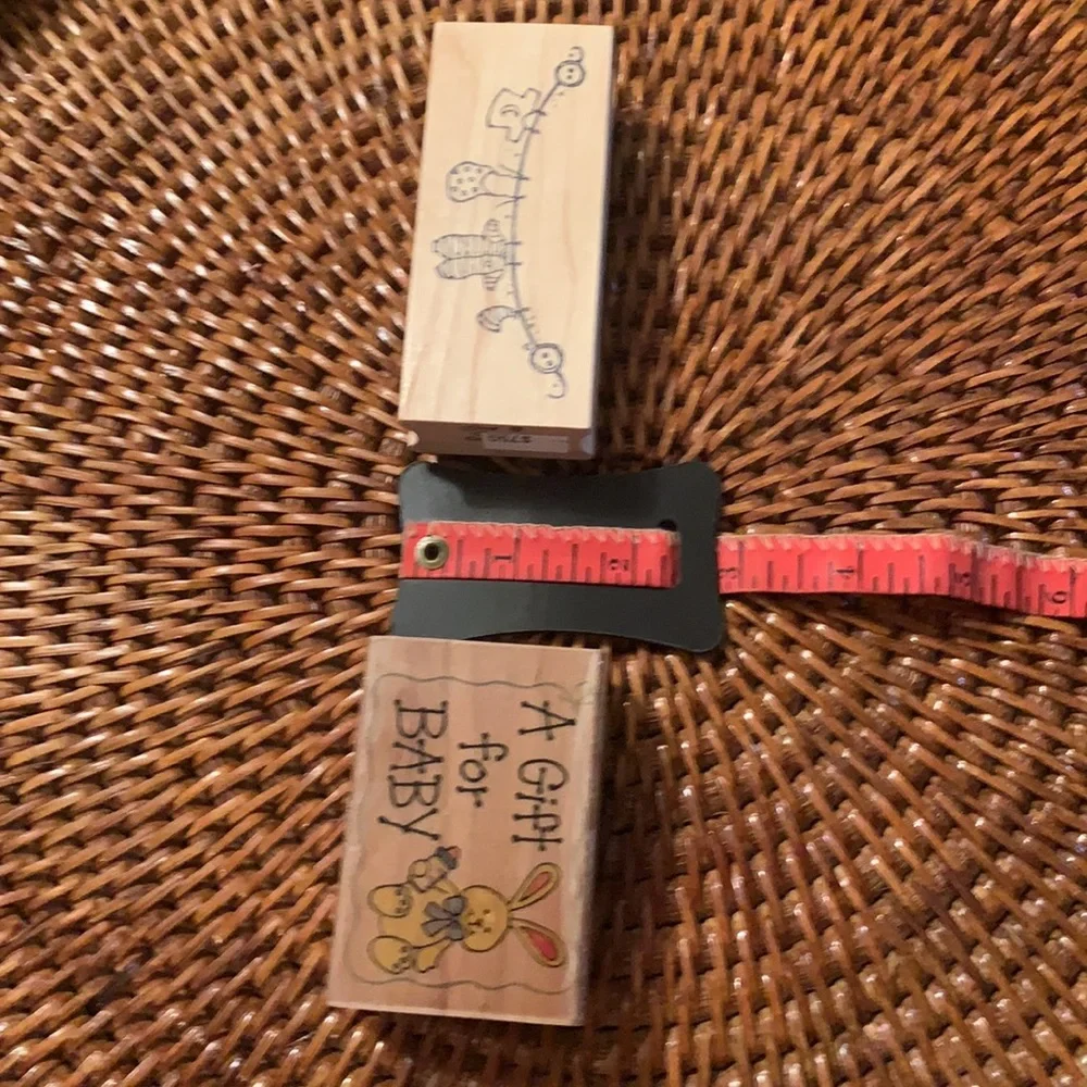 3 for $15 💥 Set of 2 Rubber Stamps Baby