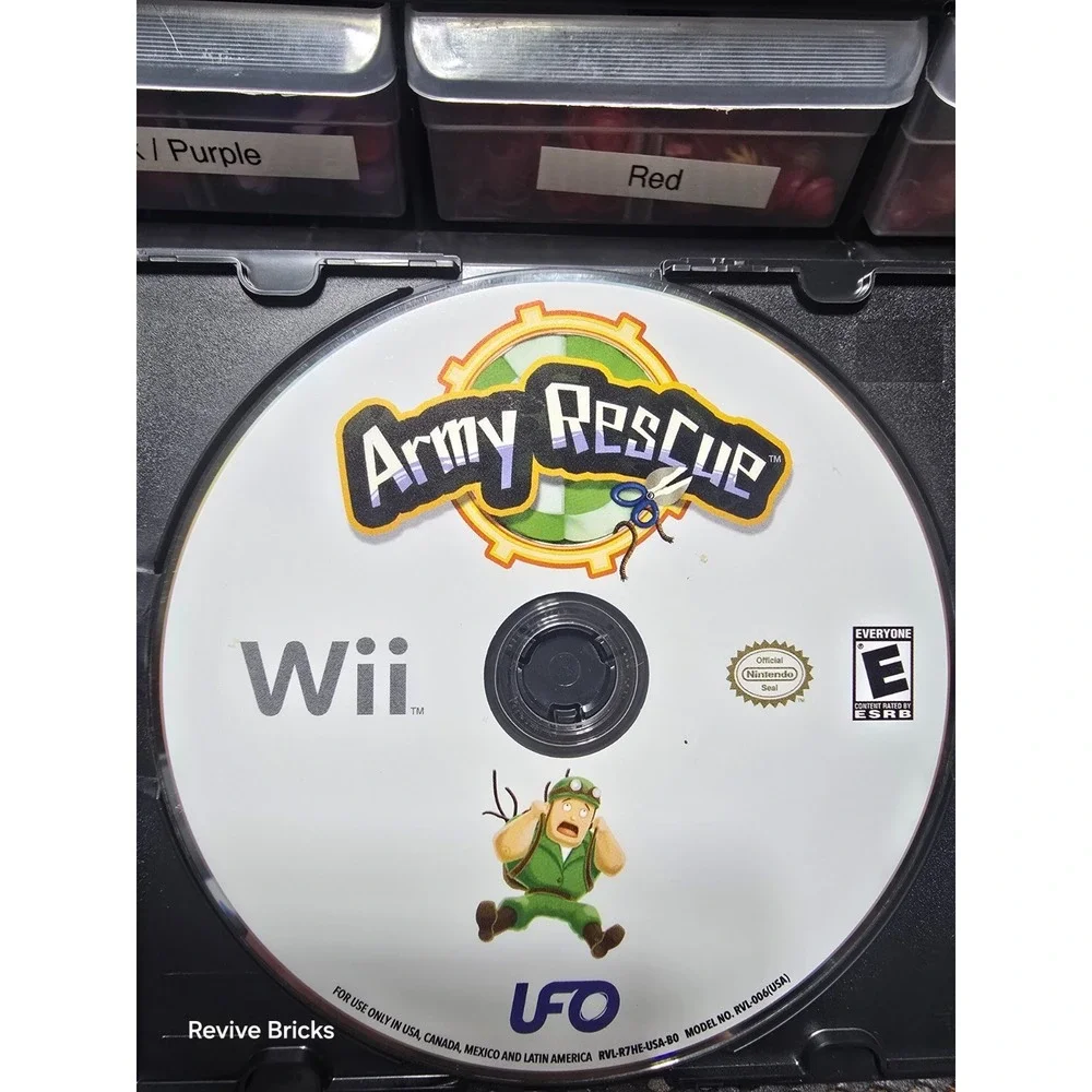 Army Rescue (Nintendo Wii, 2009)‎ Game Only Tested Working Great Condition