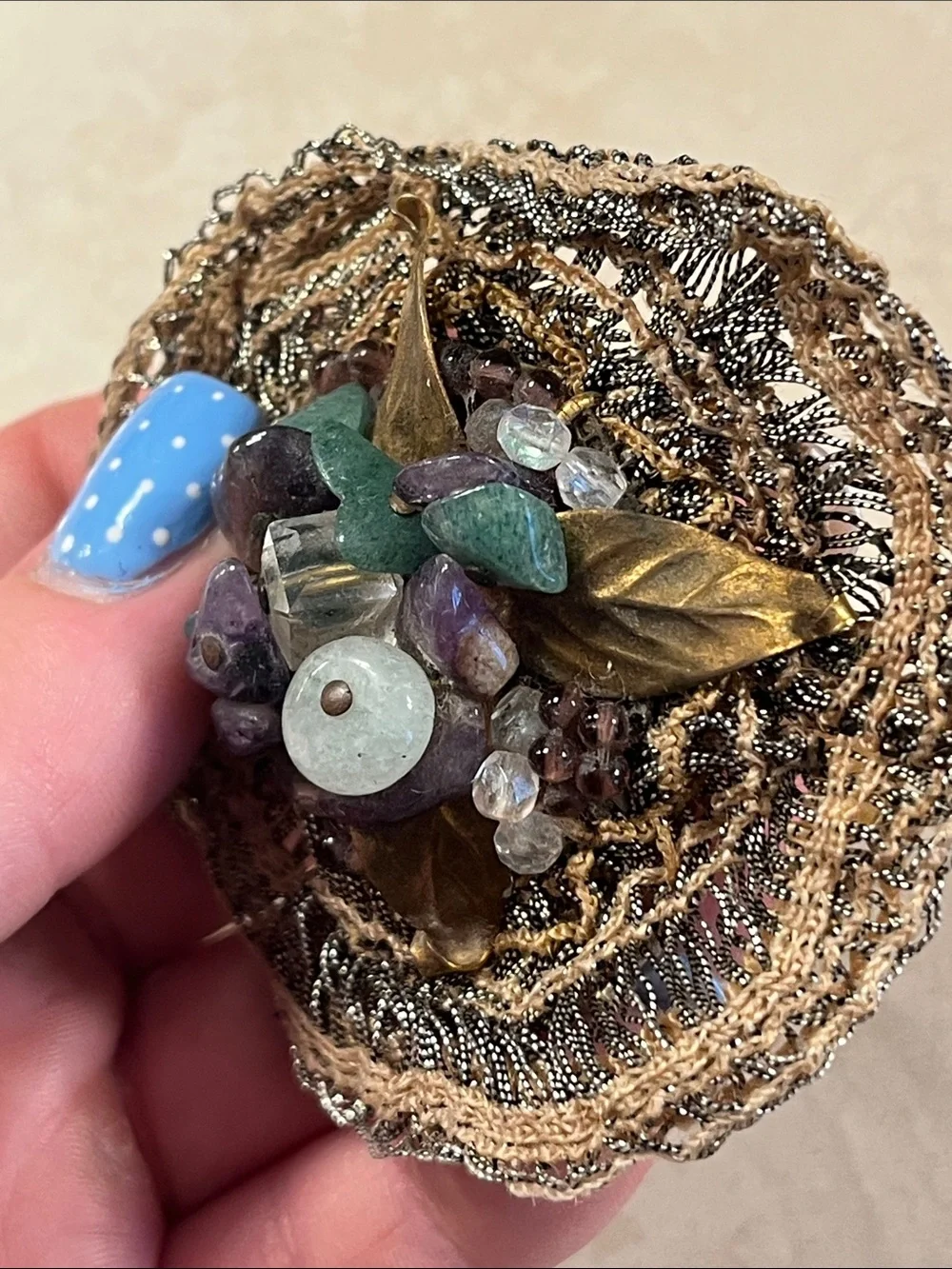 Handmade elegant multicolor