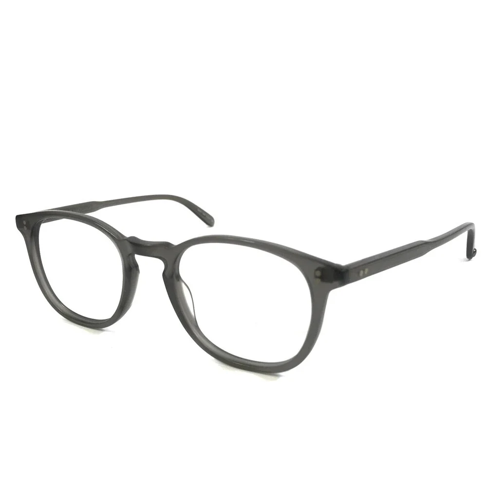 Garrett Leight Eyeglasses Frame KINNEY MGCR Matte Gray Crystal 47-21-140