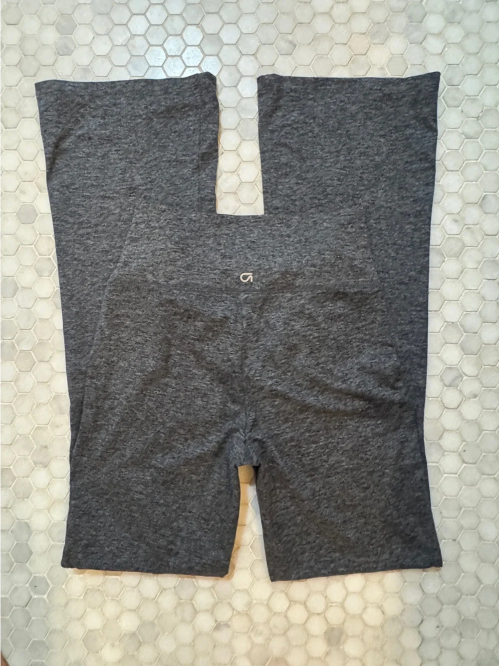 GAP Fold-Over Charcoal Gray Leggings