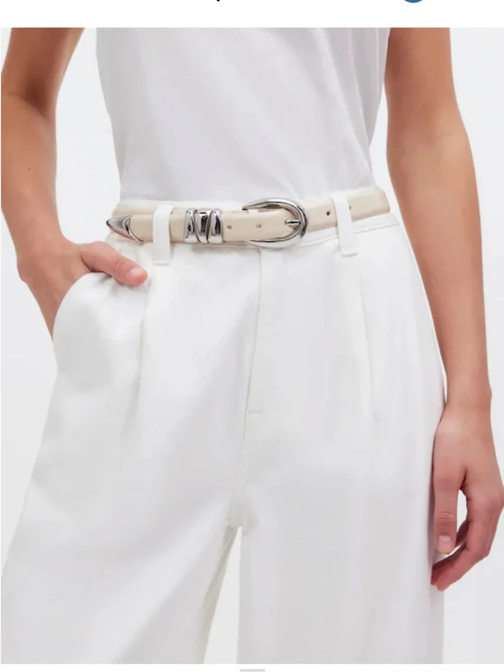 Madewell slim cream