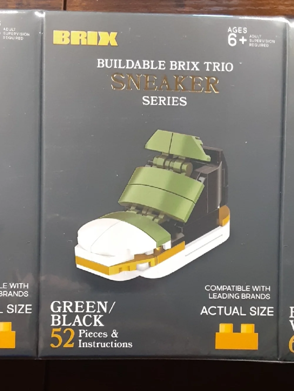 Buildable Brix Trio Sneaker Series