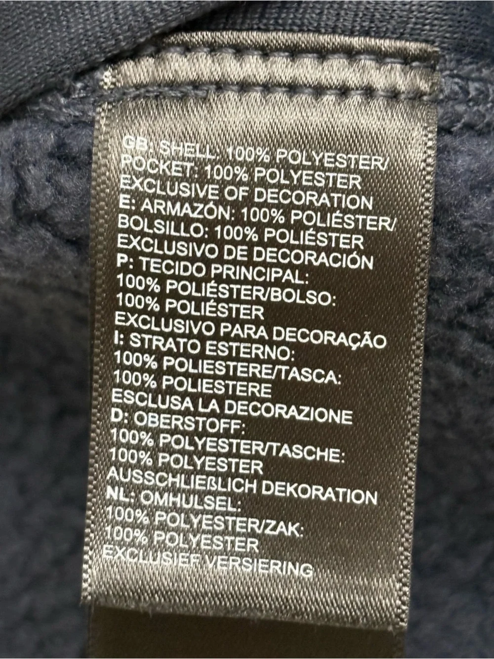 The North Face stay warm