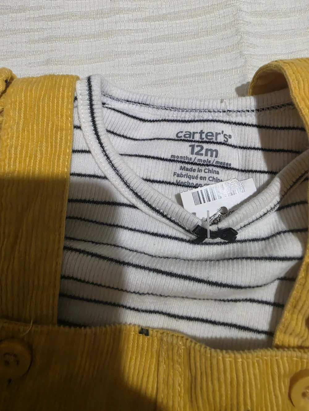 Carters bright yellow