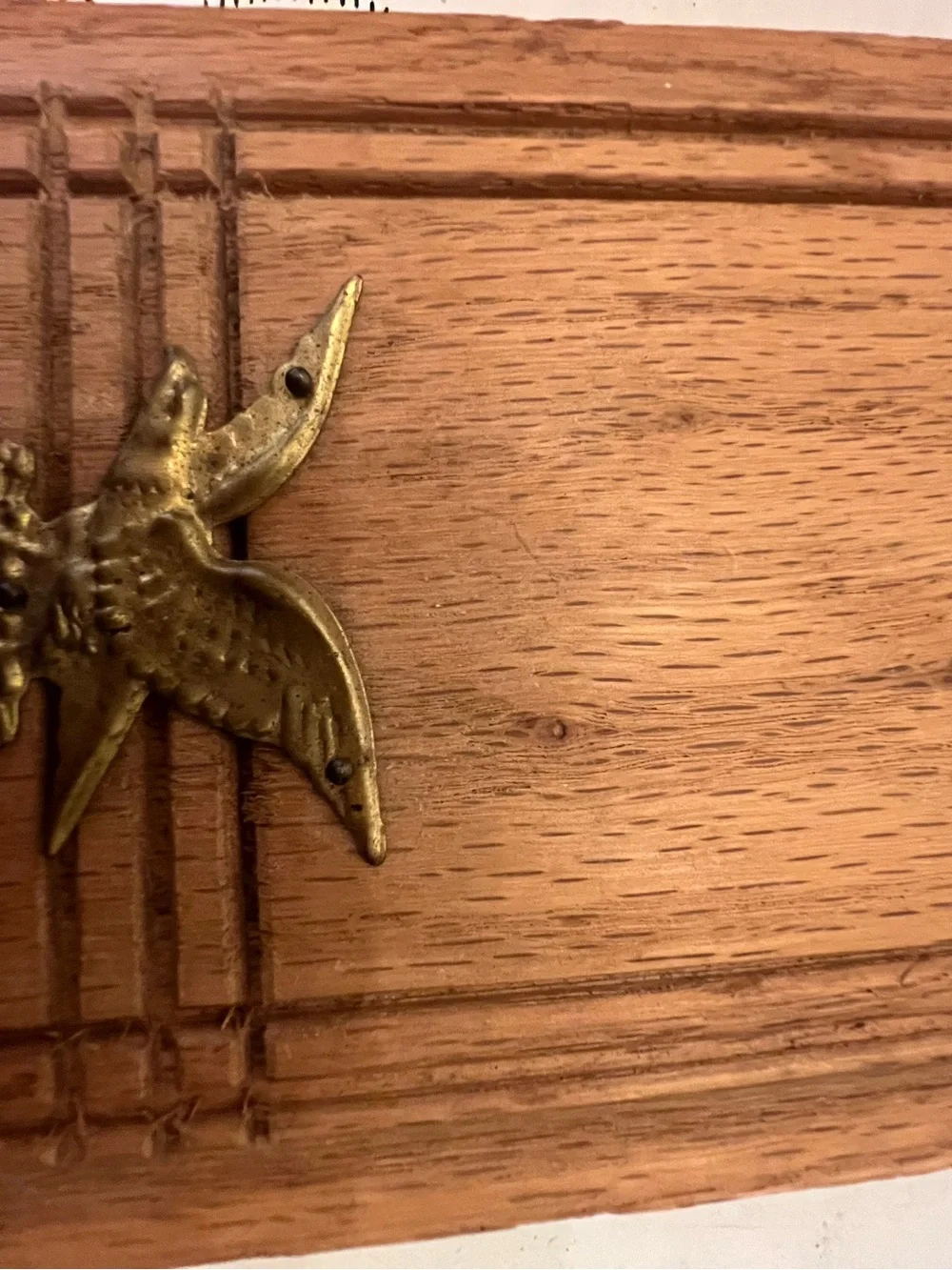 Homemade rectangular piece brass