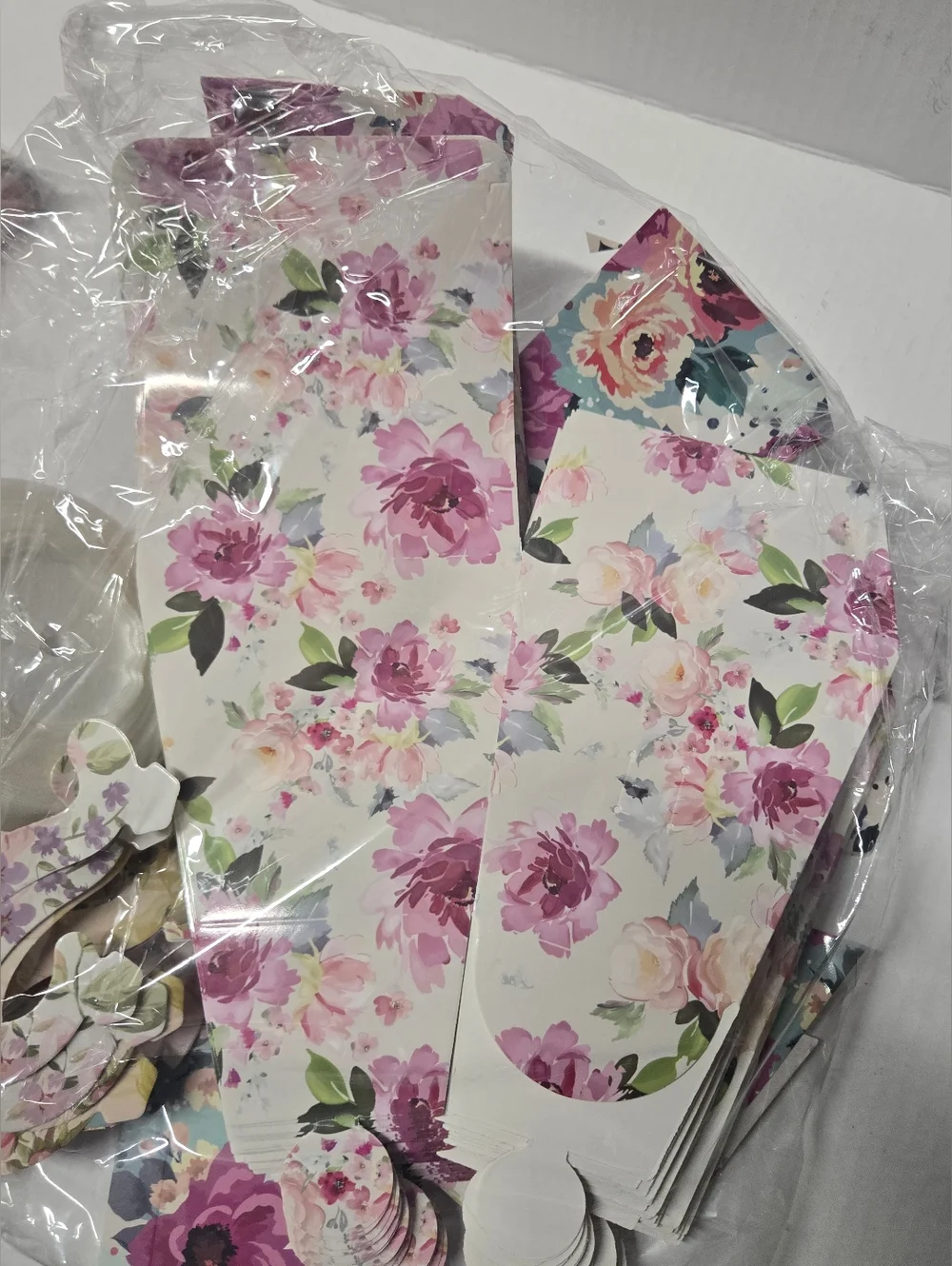 Floral Tea Party Set 36 Cups Baby‎ Shower Wedding Party Supplies Plates Napkins
