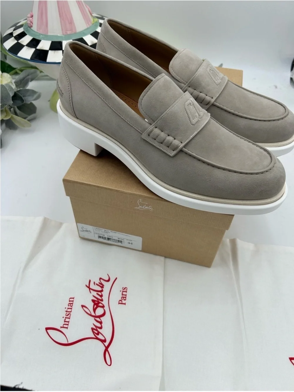 Christian Louboutin elegant suede