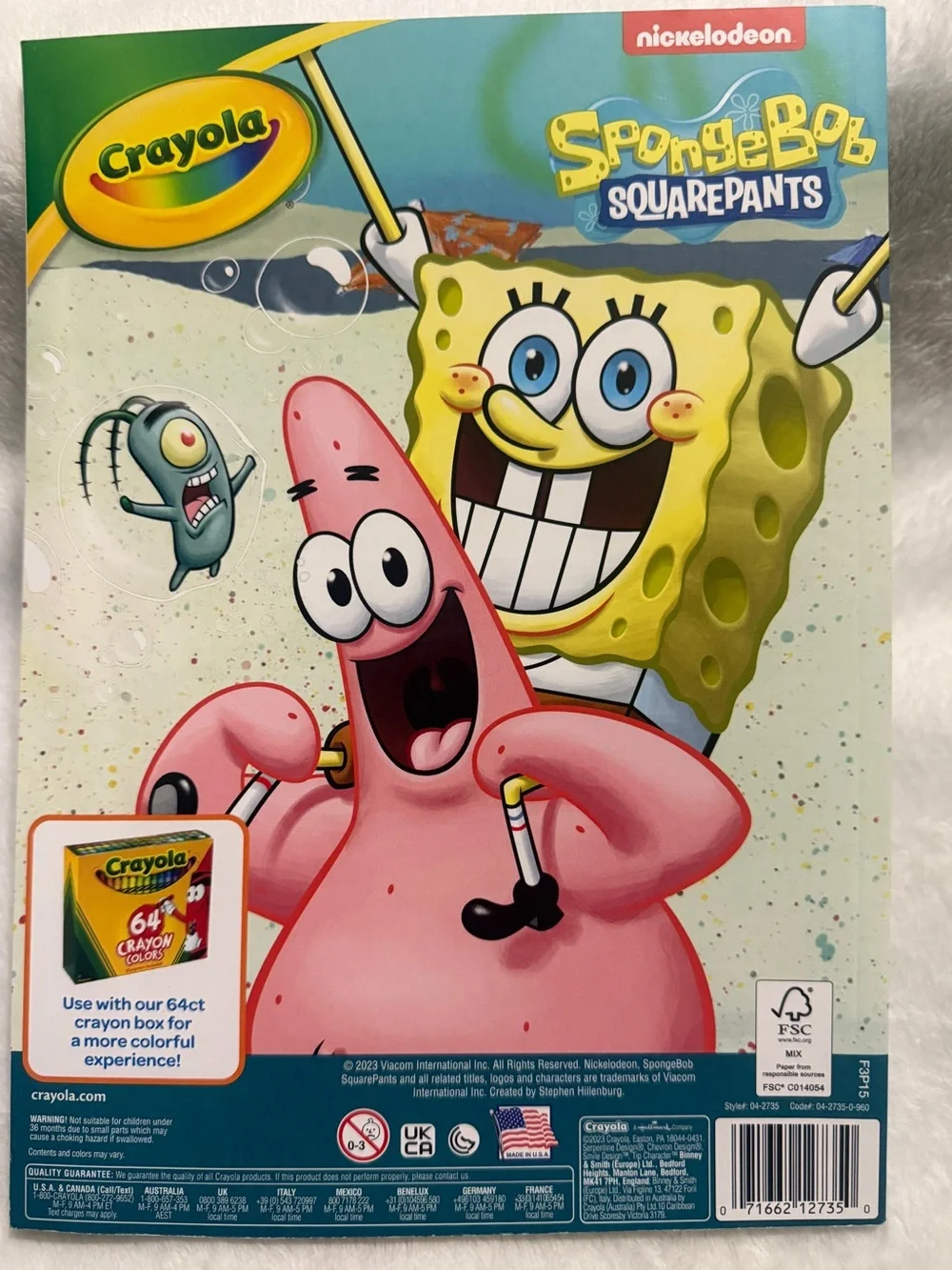 Crayola spongebob squarepants