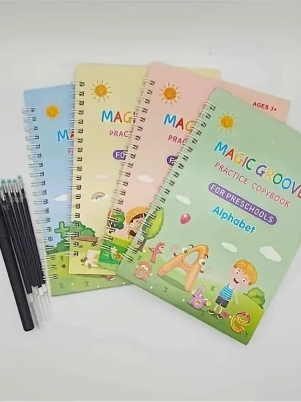 Reusable Magic Writing Practice Workbook + Pack Pen