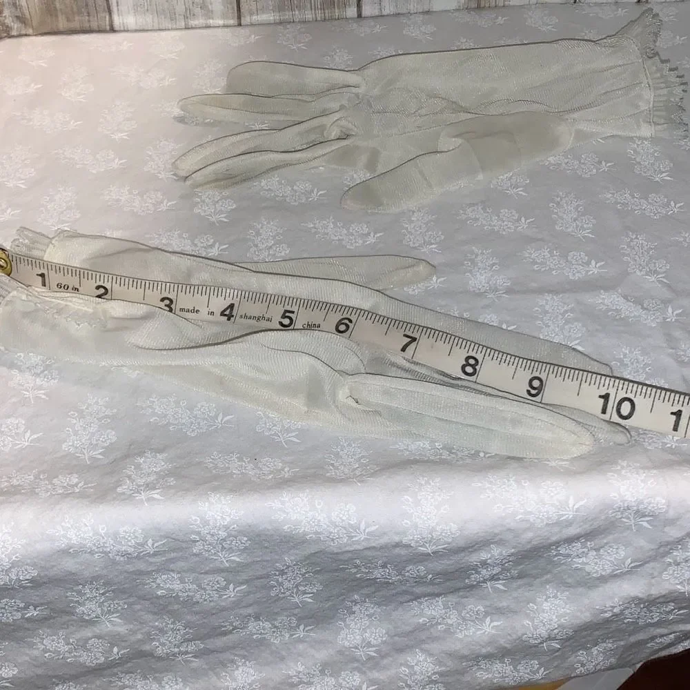 Vintage chiffon ruffled