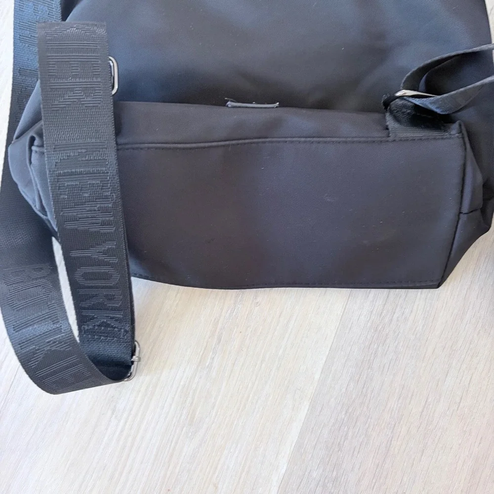Botkier New York Black Mini Trigger Backpack‎ Bag Handbag Travel Zippers.