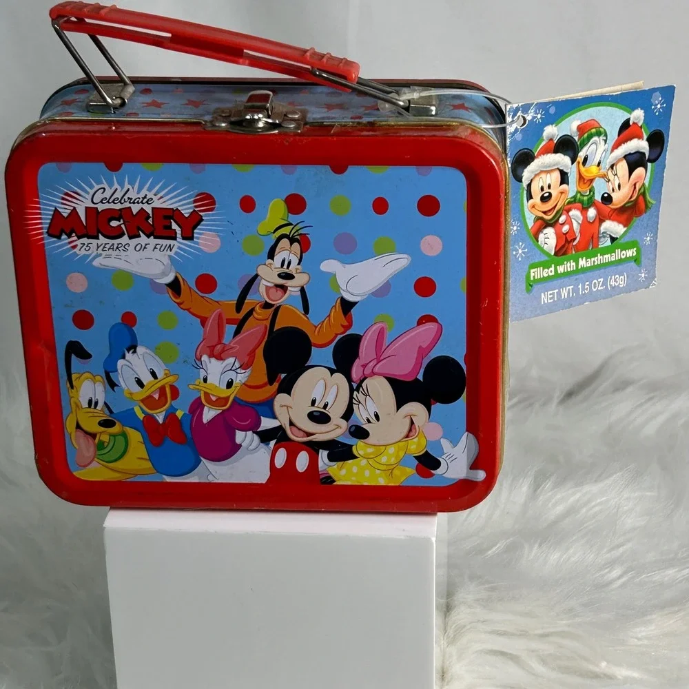 Mickey Mouse 75 Years of Fun Tin Mini Lunch Bx with Handle‎ Collectible