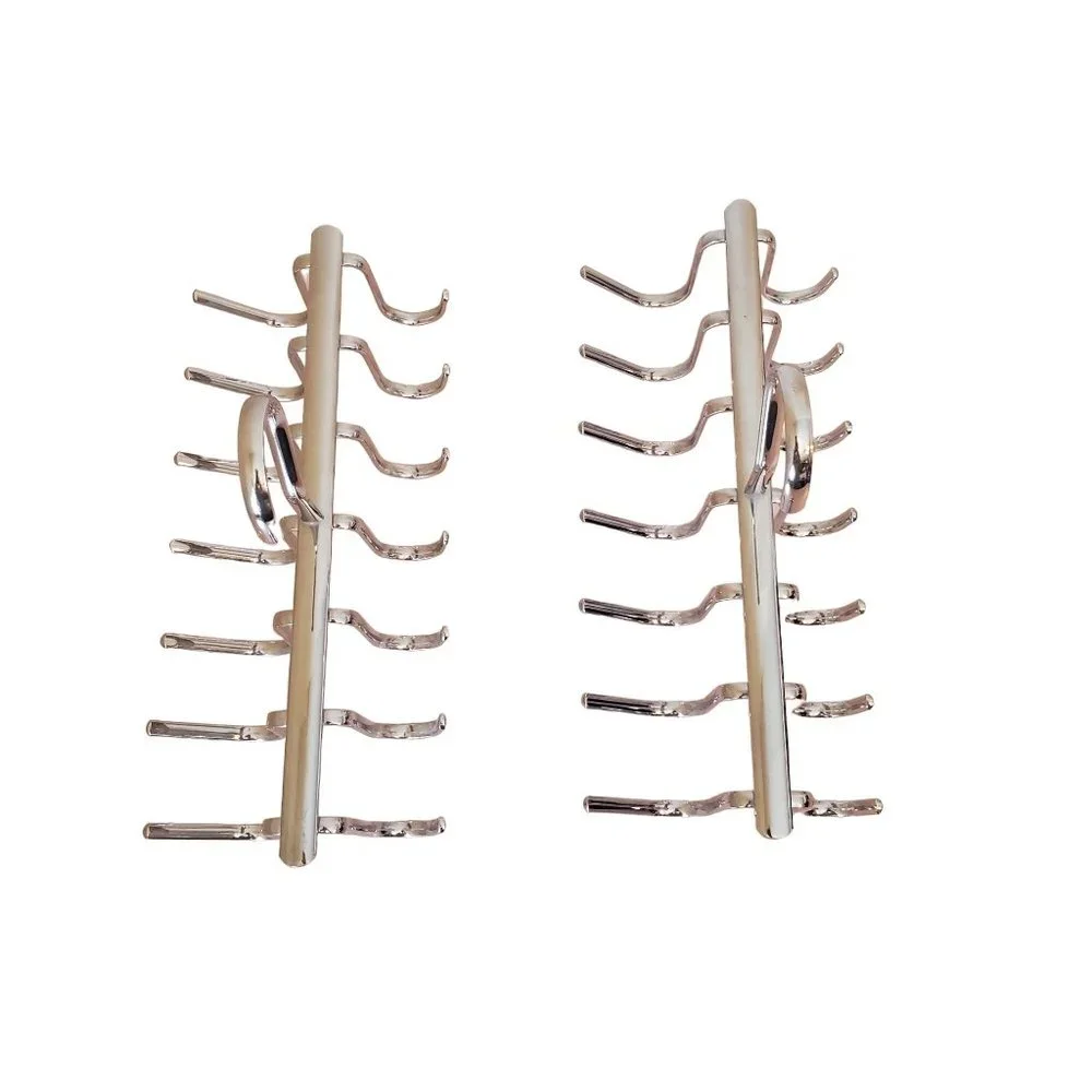 2 Tie Scarf Hat‎ Cap Closey Hangers Organizers Heavy Duty Metal Holds 28