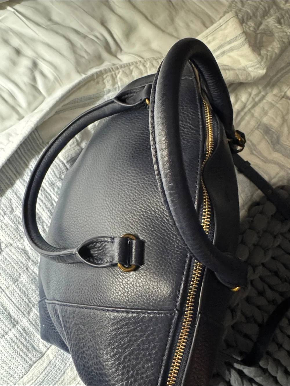 Tory Burch structured navy