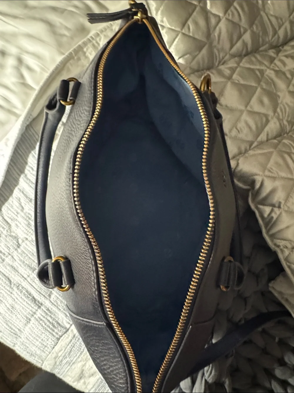 Tory Burch structured navy