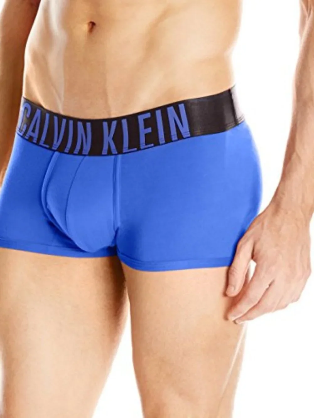 Calvin Klein Men's Intense Power Micro Low Rise Trunk, Cobalt Water