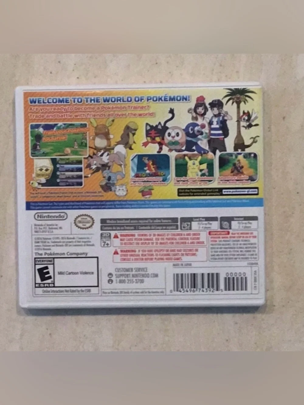 Pokemon sun nintendo