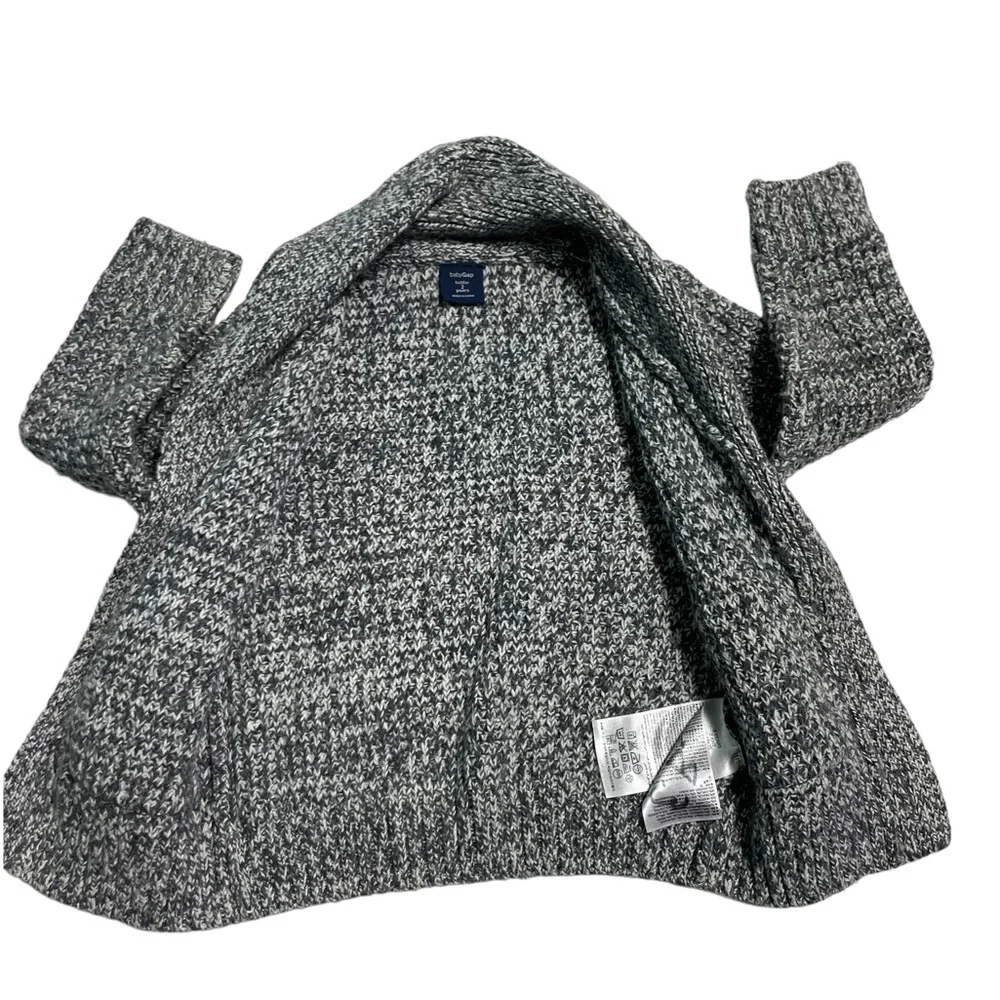 Grandpa Cardigan Charcoal gray Baby gap 2 years